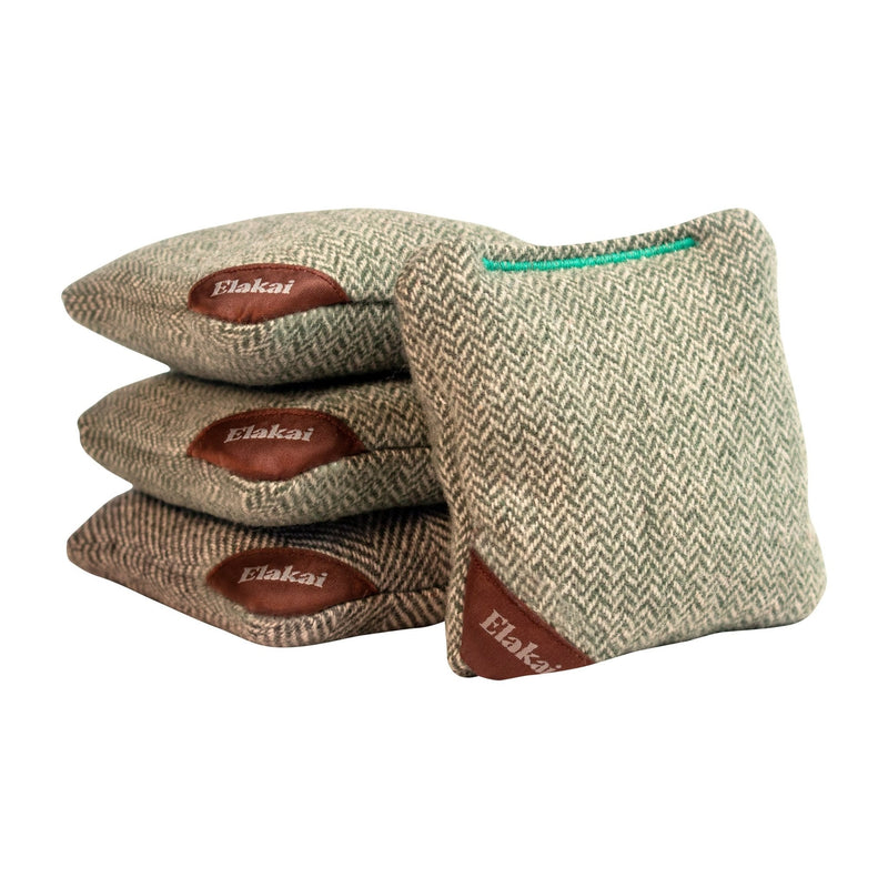 Load image into Gallery viewer, 4-in Travel Herringbone Cornhole Bags | Premium All-Weather Collection