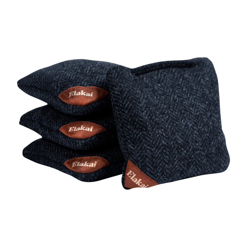 Load image into Gallery viewer, 4-in Travel Herringbone Cornhole Bags | Premium All-Weather Collection