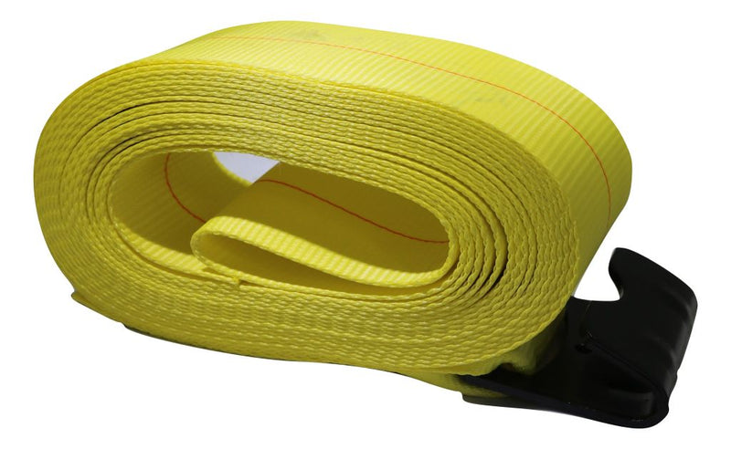 Load image into Gallery viewer, 4" x 30 Ft Ratchet Strap w/ Flat Hooks | R430F