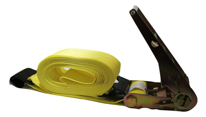 Load image into Gallery viewer, 4" x 30 Ft Ratchet Strap w/ Flat Hooks | R430F