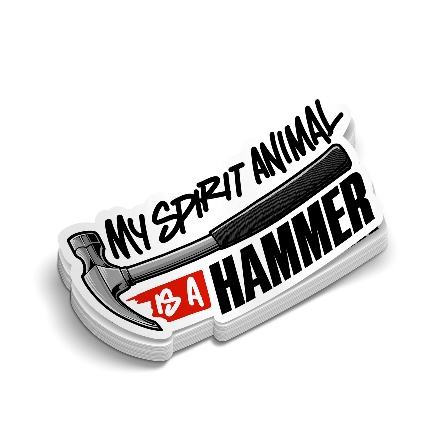 Spirit Hammer - Hard Hat Decal