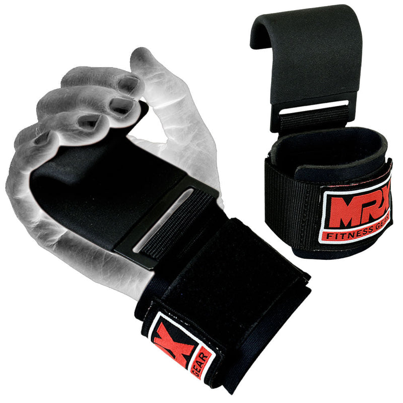 Load image into Gallery viewer, Mrx Weight Lifting Metal Hooks Gym Bodybuilding Workout Deadlift 3 Styles