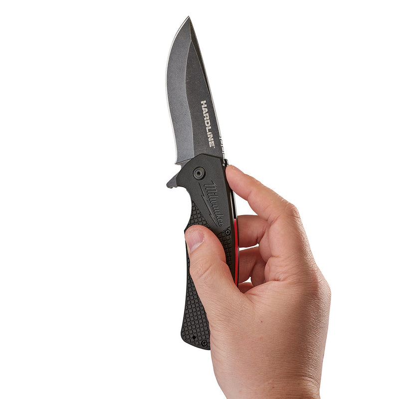 Load image into Gallery viewer, Milwaukee 48-22-1999 3.5 in. HARDLINE™ Smooth Recurve Drop Point Blade Pocket Knife