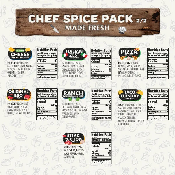Load image into Gallery viewer, Chef Spice Pack
