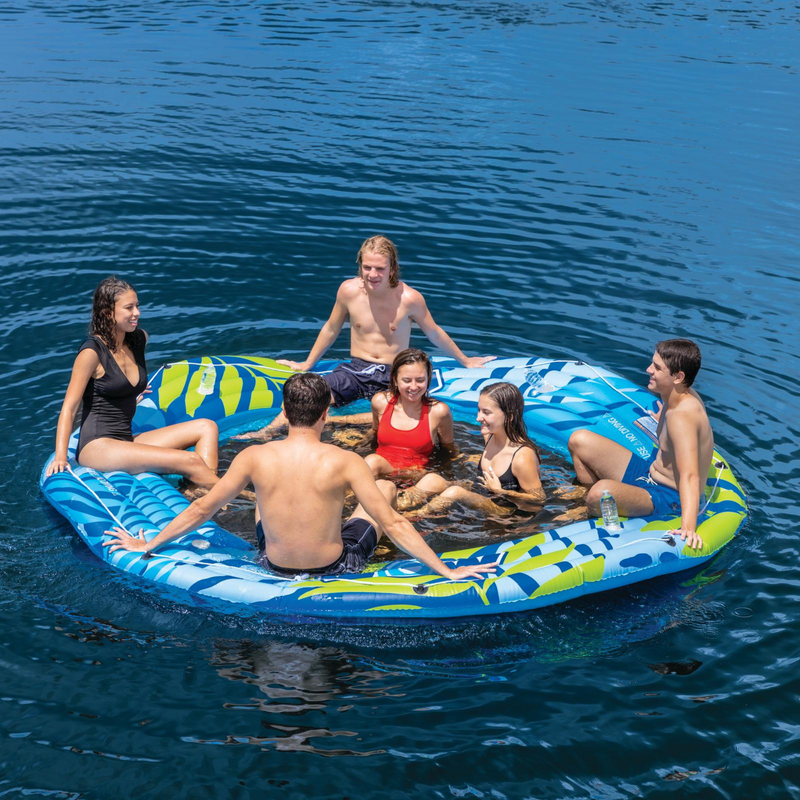 Load image into Gallery viewer, WOW Sports Aqua Haven 10ft Round Hammock