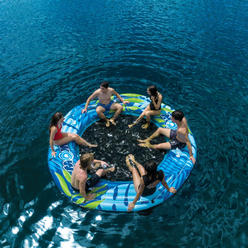 Load image into Gallery viewer, WOW Sports Aqua Haven 10ft Round Hammock