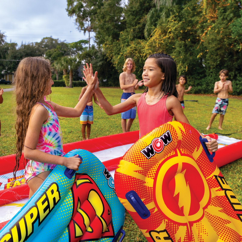 Load image into Gallery viewer, WOW Sports DC Comics Flash vs Superman Lawn Slide