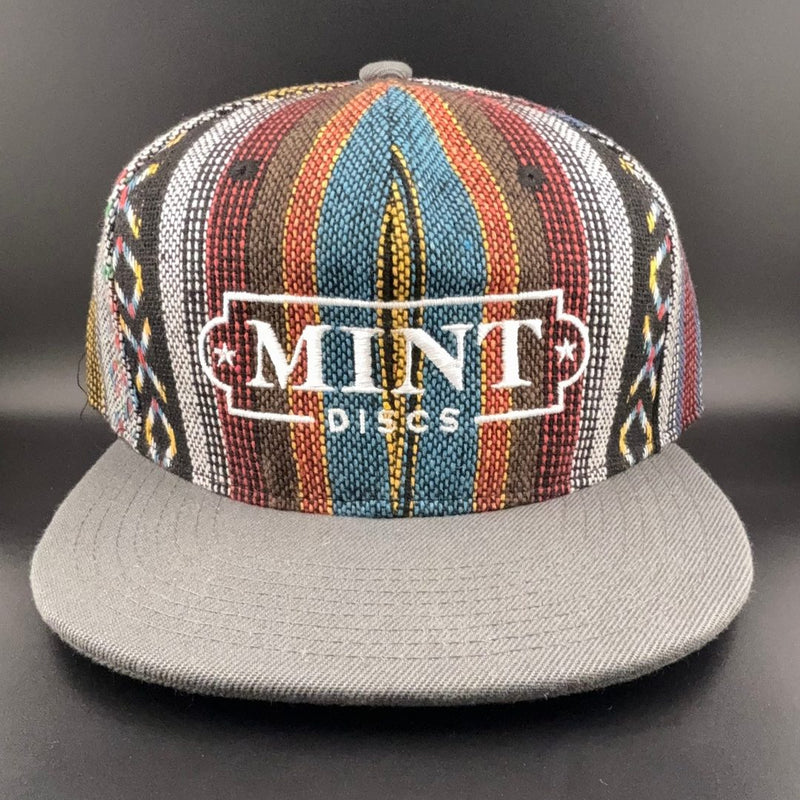 Load image into Gallery viewer, Flat Bill Snapback Hat - Aztec - Mint Discs