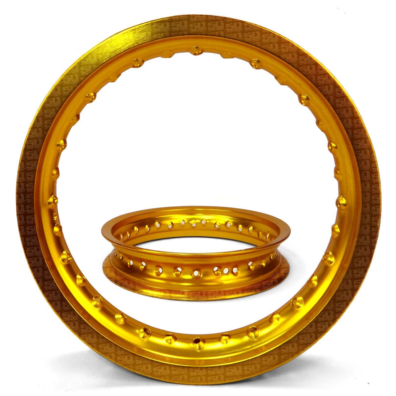 Load image into Gallery viewer, 2 Pit Bike Rims 10 inch 28 Hole + Spokes
