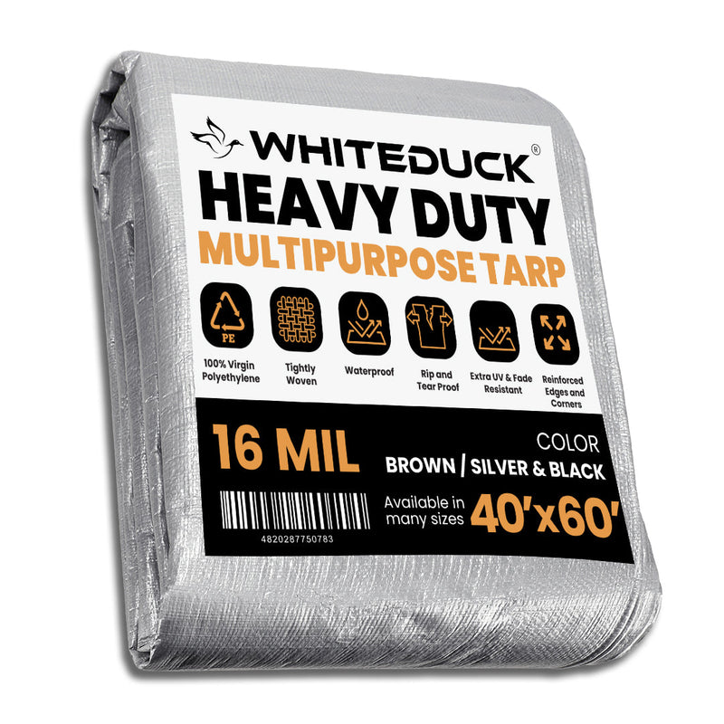 Load image into Gallery viewer, Super Heavy Duty Poly Tarp Cover Thick 16 Mil, 8 oz