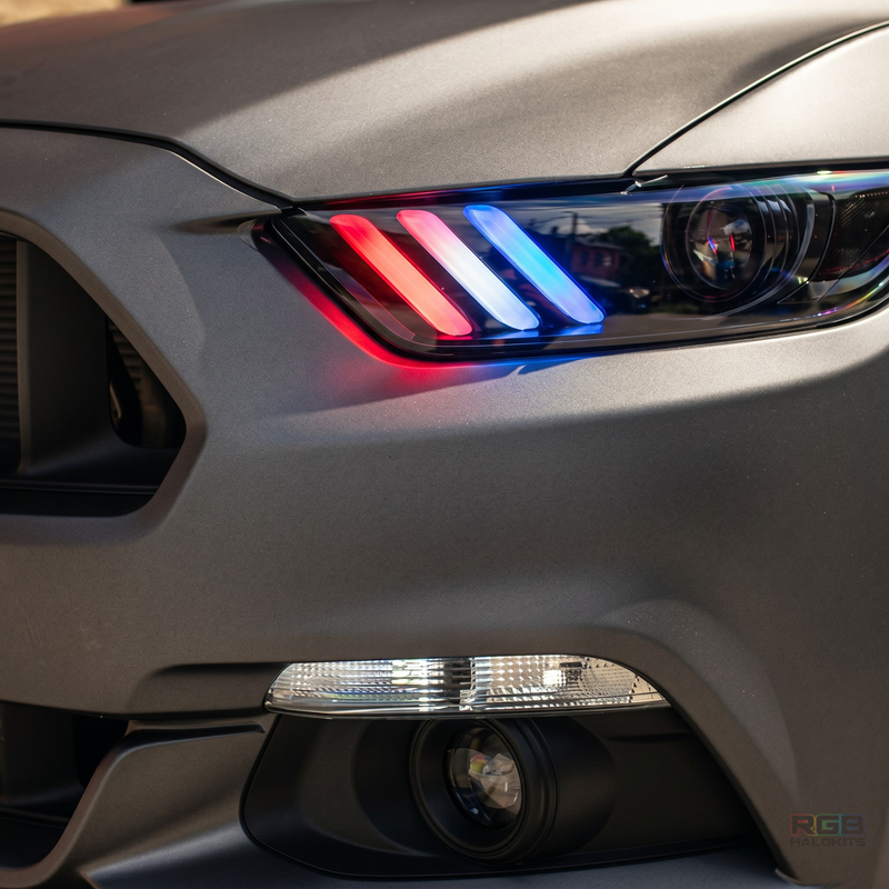 Load image into Gallery viewer, Ford Mustang Multicolor Flow Series DRL Boards (2015-2017)