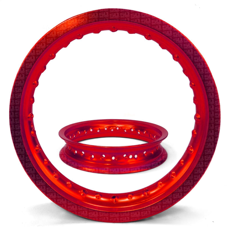 Load image into Gallery viewer, 2 Pit Bike Rims 10 inch 28 Hole + Spokes