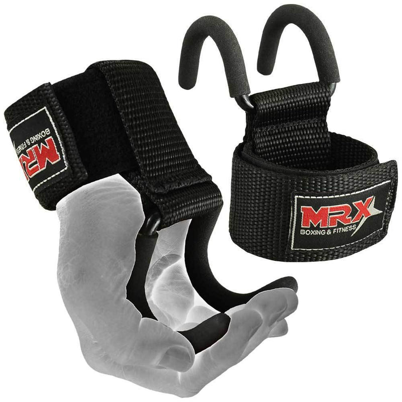 Load image into Gallery viewer, Mrx Weight Lifting Metal Hooks Gym Bodybuilding Workout Deadlift 3 Styles