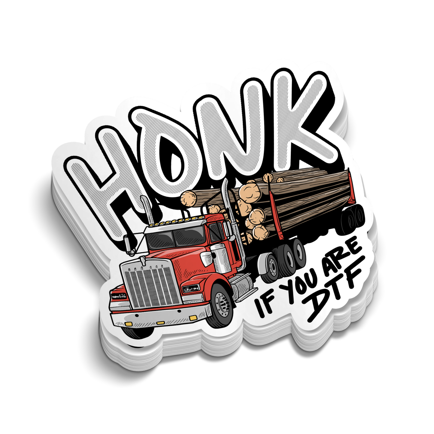 Honk DTF - Hard Hat Decal