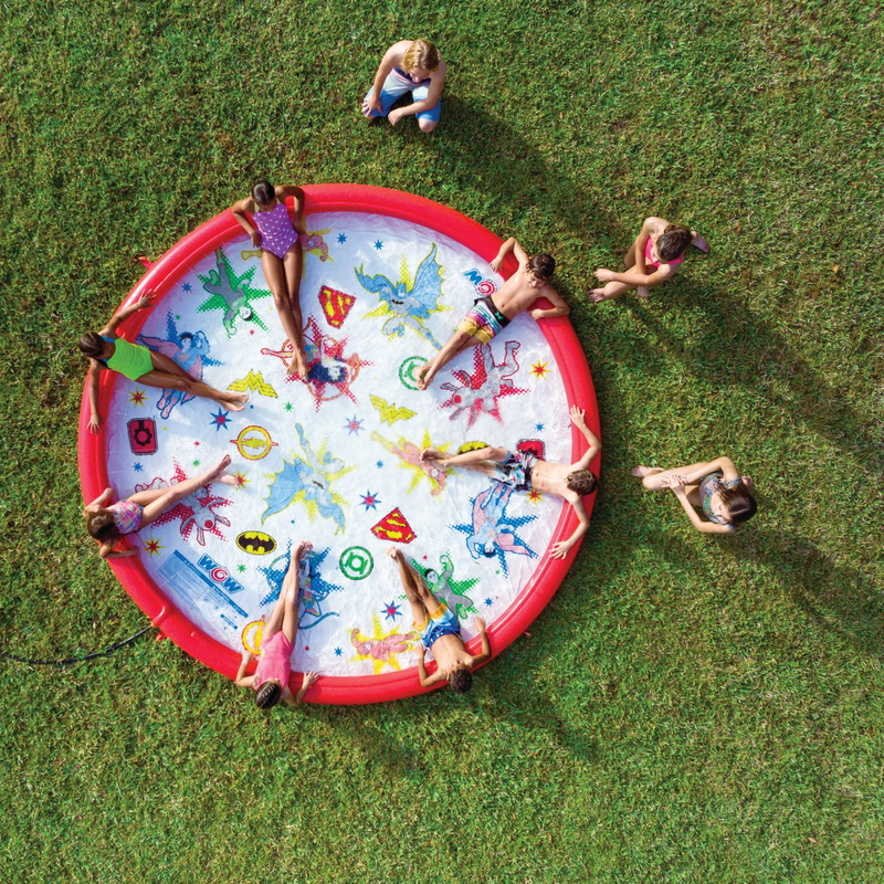 Load image into Gallery viewer, WOW Sports DC Comics Justice League 12ft Splash Pad and Wading Pool