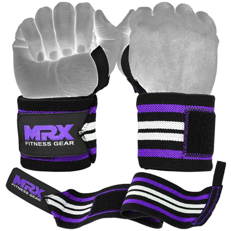 Load image into Gallery viewer, MRX Power Weightlifting Wrist Wraps Premium Quality Bodybuilding Gym Workout Straps