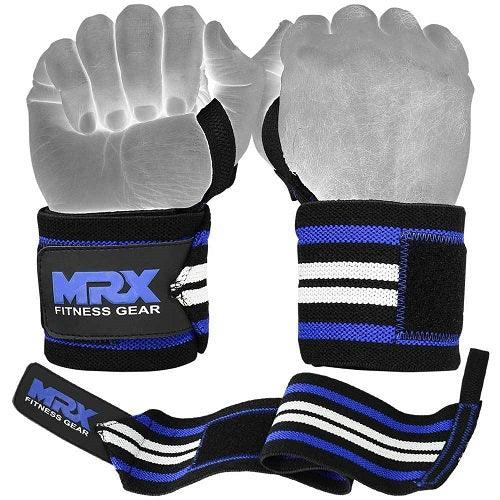 Load image into Gallery viewer, MRX Power Weightlifting Wrist Wraps Premium Quality Bodybuilding Gym Workout Straps