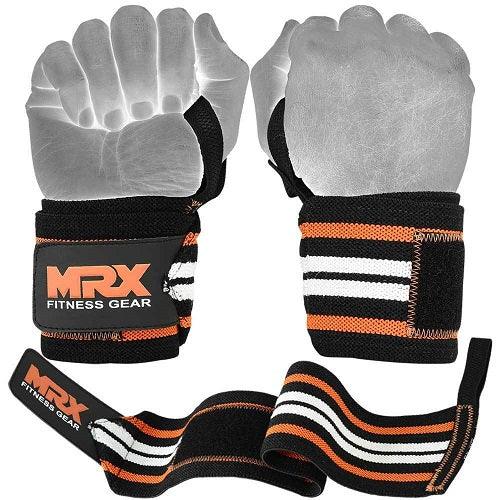 Load image into Gallery viewer, MRX Power Weightlifting Wrist Wraps Premium Quality Bodybuilding Gym Workout Straps