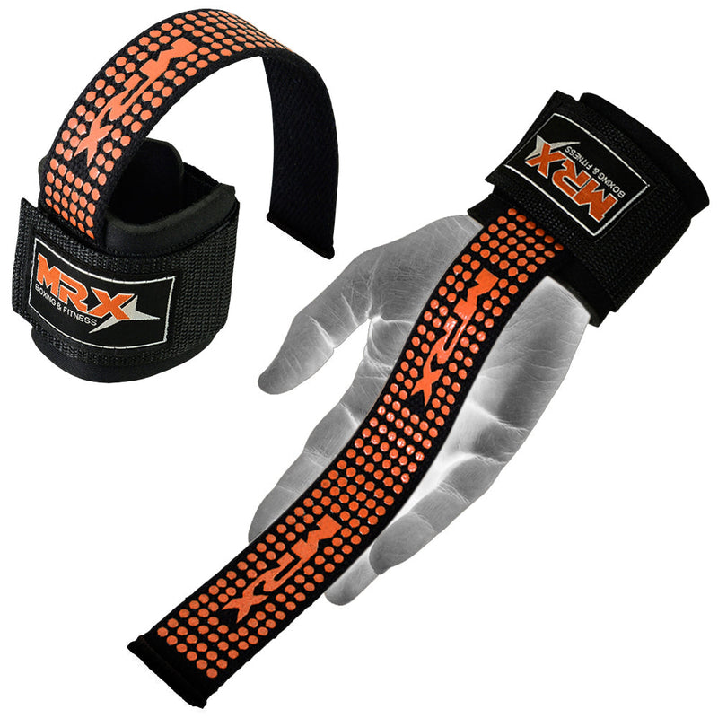 Load image into Gallery viewer, MRX Weight Lifting Bar Straps With Wrist Wraps Heavy Duty Bodybuilding Workout Gym Strap
