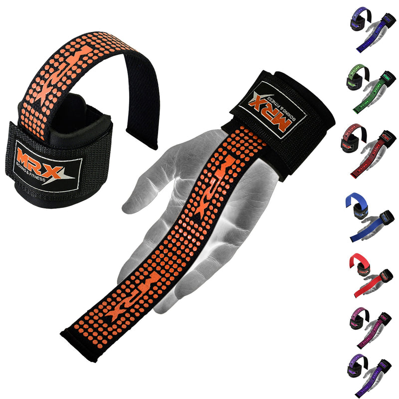 Load image into Gallery viewer, MRX Weight Lifting Bar Straps With Wrist Wraps Heavy Duty Bodybuilding Workout Gym Strap