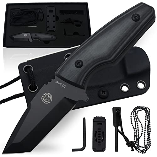 Load image into Gallery viewer, The Grey Tanto Neck Knife Giftset for Outdoors