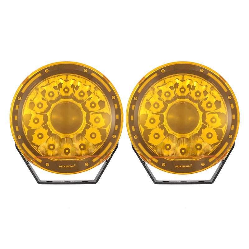 Load image into Gallery viewer, (2pcs/set) 7 Inch Round LED Driving Light Amber Cover Light Shield Cover