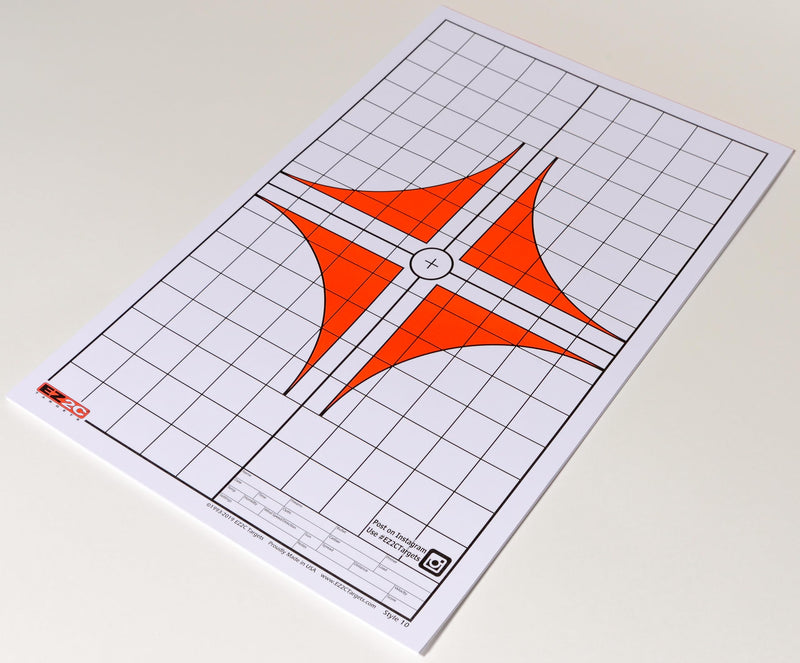 Load image into Gallery viewer, EZ2C Targets #10: Rifle Scope Sight in Paper Target 11”x17” USA MADE