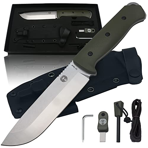 Load image into Gallery viewer, The Bushwhacker D2 Steel Bushcraft Survival Knife Gift Set (Selection)