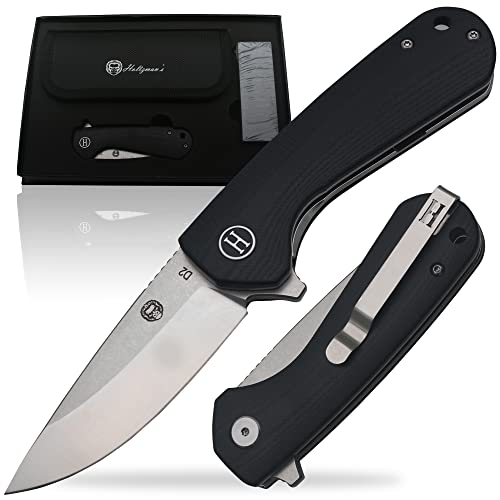 Load image into Gallery viewer, The Peasant Folding Pocket Knife Giftset for Men and Women (Silver and Black)