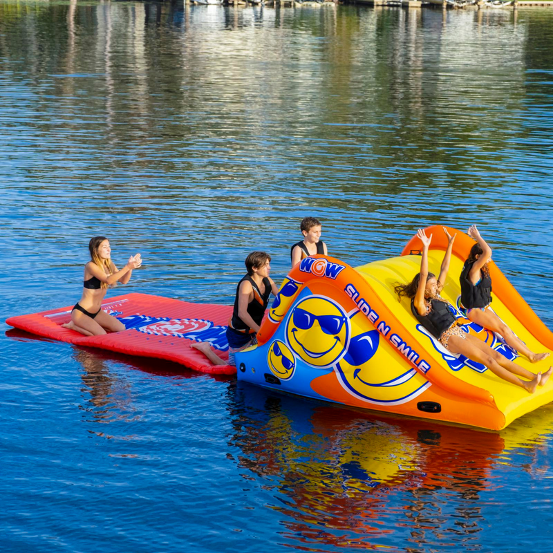 Load image into Gallery viewer, WOW Watersports Slide and Water Walkway Slide N Smile Combo