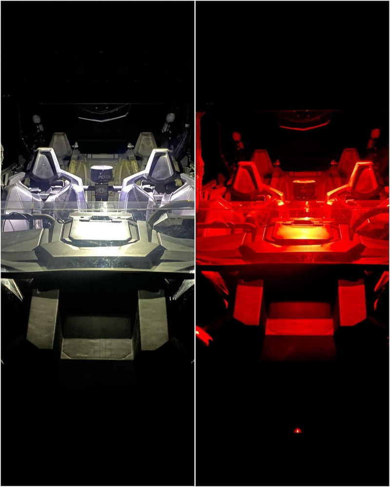Load image into Gallery viewer, Interior Dome Light With White & Red LEDs