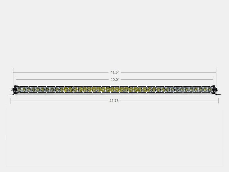 Load image into Gallery viewer, 42" Slim Single Row LED Bar (Amber)
