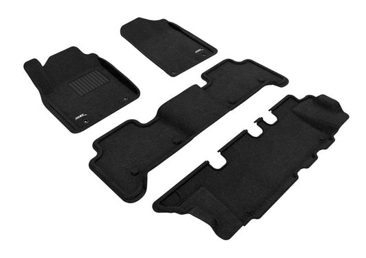 3D MAXpider 14-22 Infiniti Qx80 8-Seat / Qx56 11-13 Elegant Black R1 R2 R3 L1IN02604709