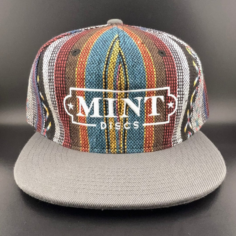 Load image into Gallery viewer, Flat Bill Snapback Hat - Aztec - Mint Discs
