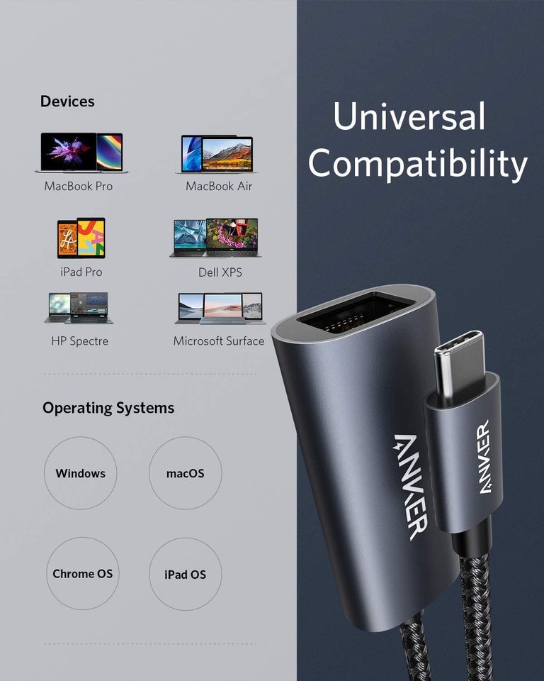 Load image into Gallery viewer, Anker <b>PowerExpand</b> USB-C to Gigabit Ethernet Adapter