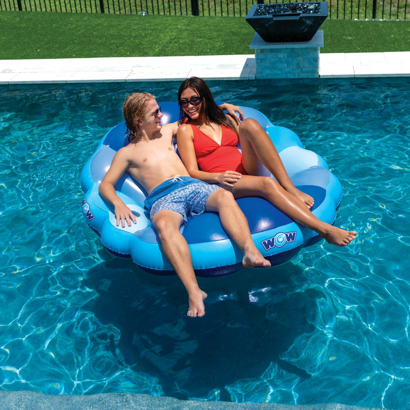 Load image into Gallery viewer, WOW Watersports Indigo Mermaid Shell Lounger Float