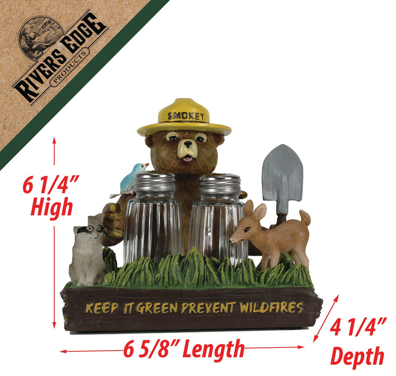Load image into Gallery viewer, Salt and Pepper Shakers-Smokey Friends and Nature