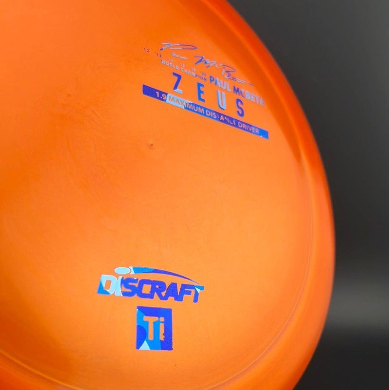 Load image into Gallery viewer, Titanium Zeus - First Run - Paul McBeth Limited Edition