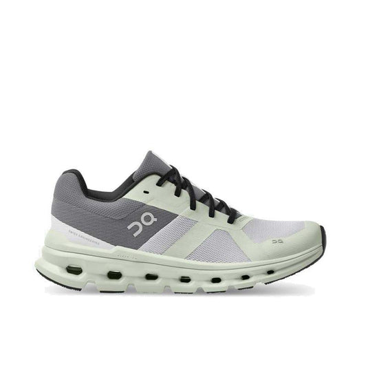 Women's On Cloudrunner, Frost/Aloe, 11 B Medium - Skoutley Outdoors LLC
