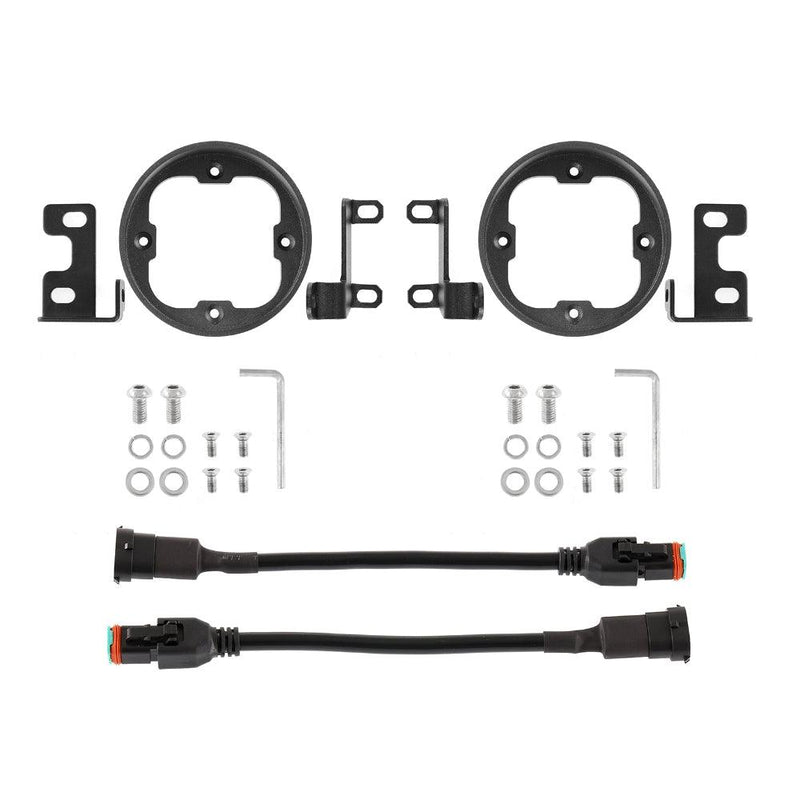 Load image into Gallery viewer, 3" LED Pods Mounting Brackets Flush Mount Brackets Compatible with Toyota Tacoma Tundra 4Runner