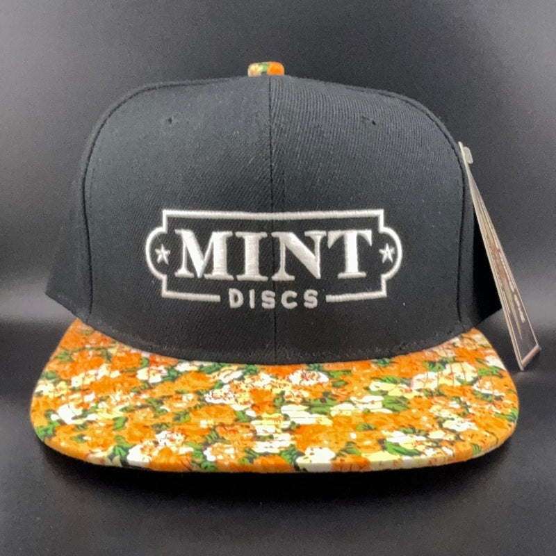Load image into Gallery viewer, Flat Bill Snapback Hat - Fancy Print - Mint Discs