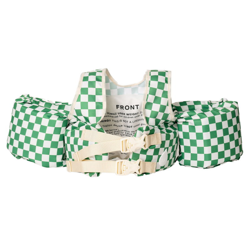 Load image into Gallery viewer, Green Checkered Kids Float