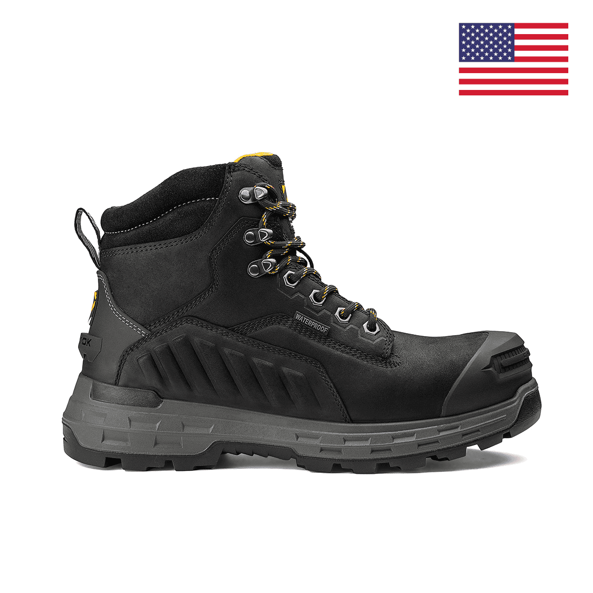 Wildwood 6” Waterproof Composite Toe Black Boot - Made in USA - Skoutley Outdoors LLC