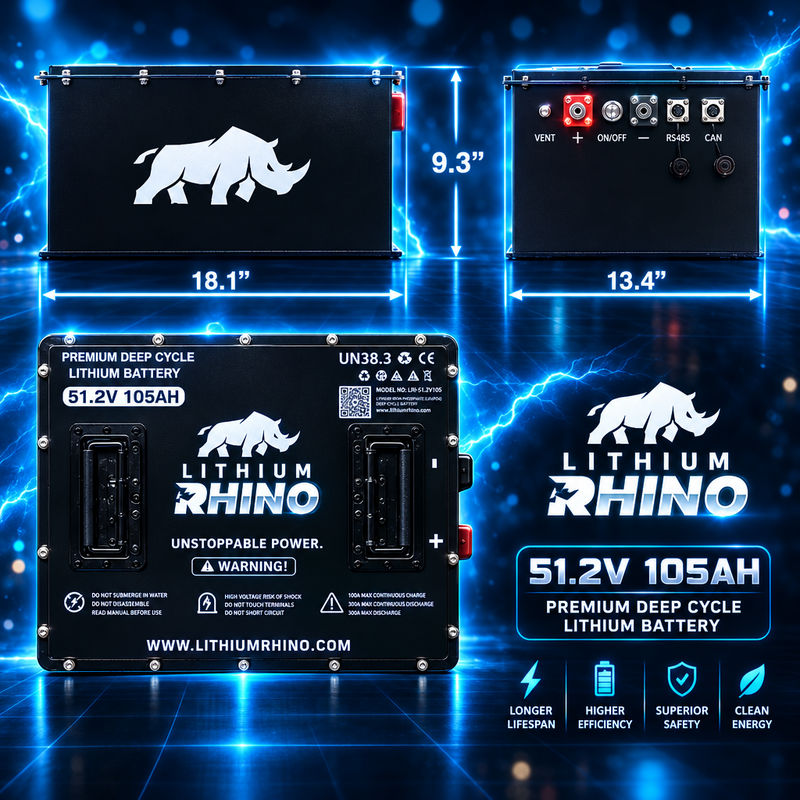 Load image into Gallery viewer, 48V 105Ah Lithium Rhino Conversion Kit