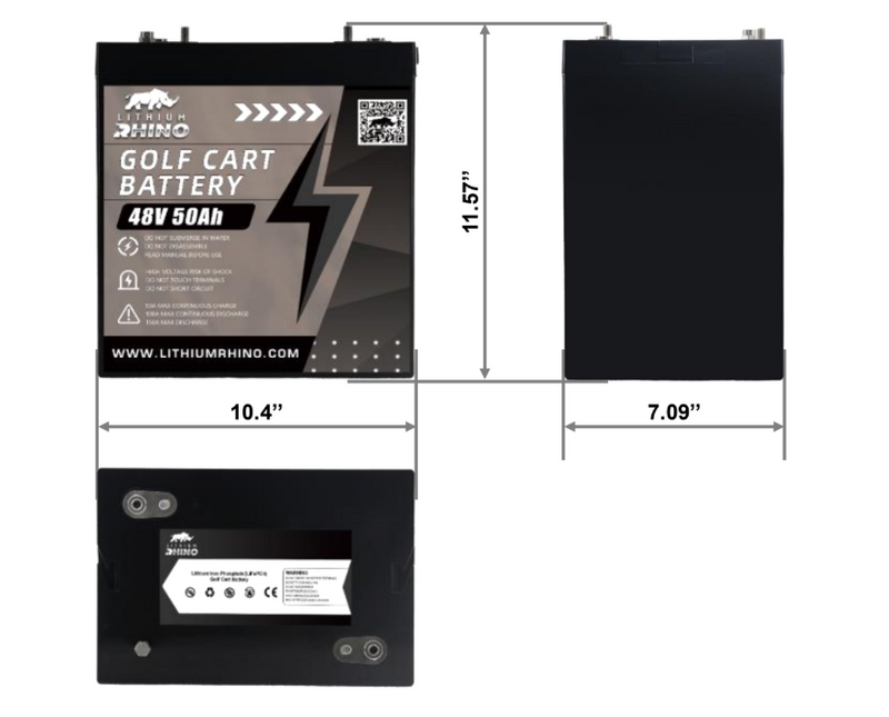 Load image into Gallery viewer, 48V 50Ah Lithium Rhino Conversion Kit