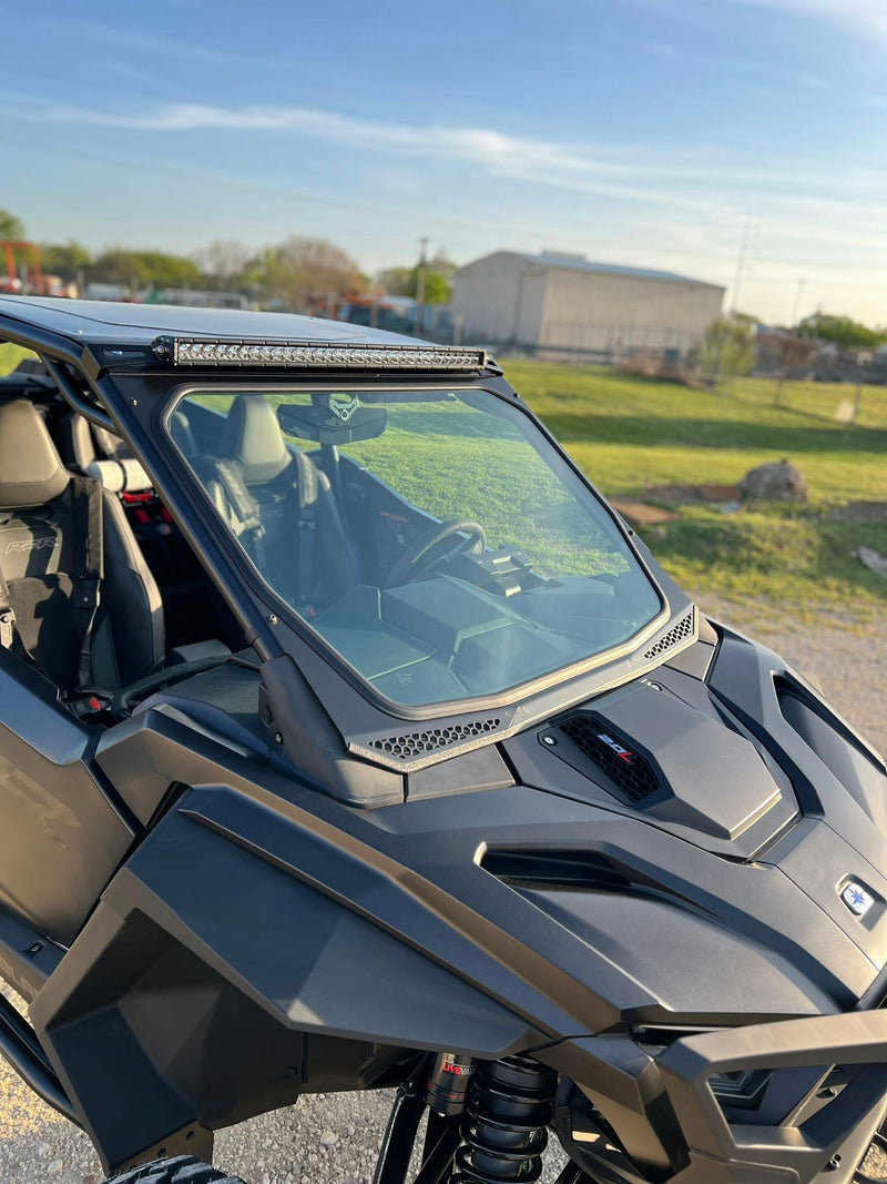 Load image into Gallery viewer, Moto Armor ABF Fabrication 2025+ Pro Series Full Glass Windshield