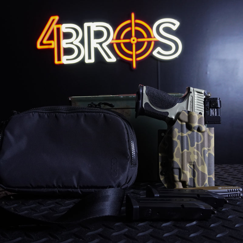 Load image into Gallery viewer, 4BROS Hook & Loop Holster Mount for Backpacks & Sling Bags