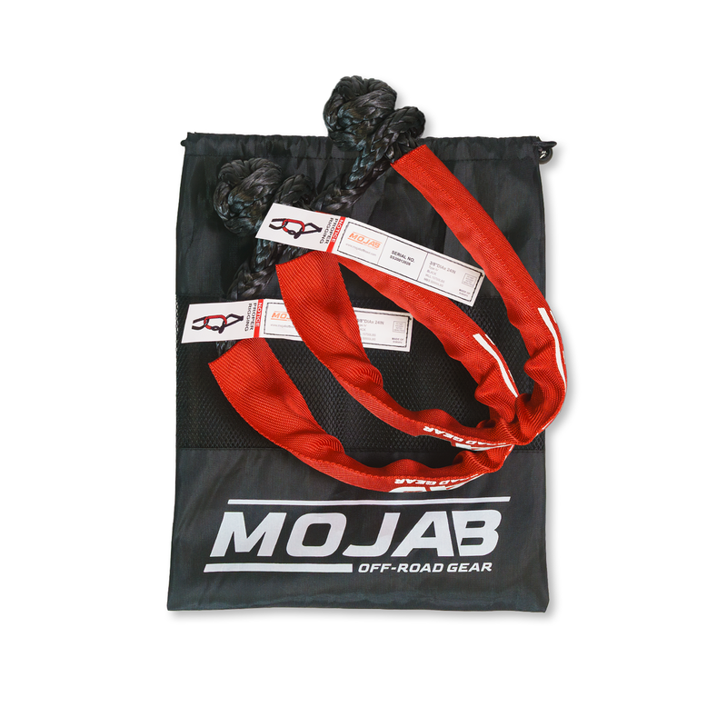Load image into Gallery viewer, Soft Shackle 3/8'' x 24” with sleeve and bag (Set of 2 Shackles) (Lifetime Warranty)