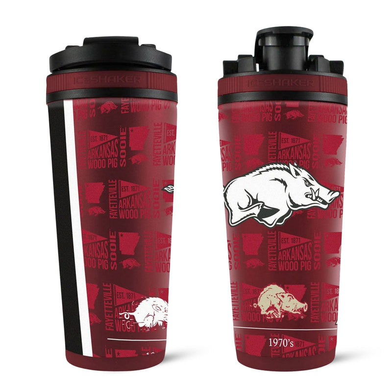 Load image into Gallery viewer, Officially Licensed University of Arkansas 26oz Ice Shaker