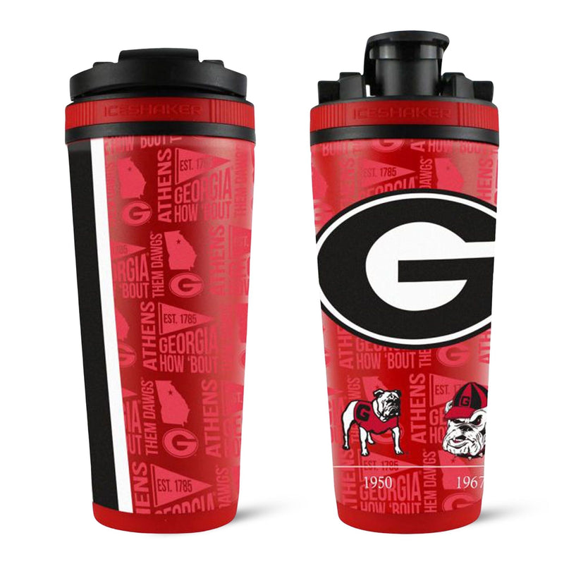Load image into Gallery viewer, Officially Licensed University of Georgia 26oz Ice Shaker